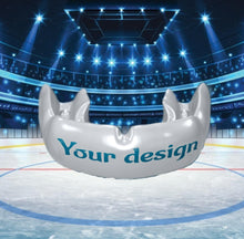Load image into Gallery viewer, Hockey Design mouth guard 
